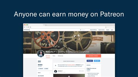 Create on your own terms with Patreon — Patreon.